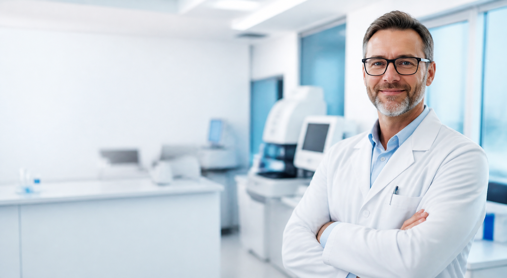 Hi-Tech specialist in a modern clinical environment